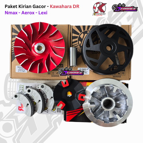 Paket Kirian CVT Kawahara DR - Aerox Old - Aerox New - Nmax Old - Nmax New - Lexi - Pulley + Mangkok