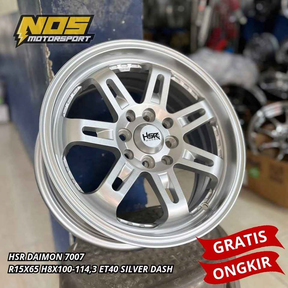 velg hsr daimon ring 15 r15 untuk avanza , mobilio , grand livina , evalia