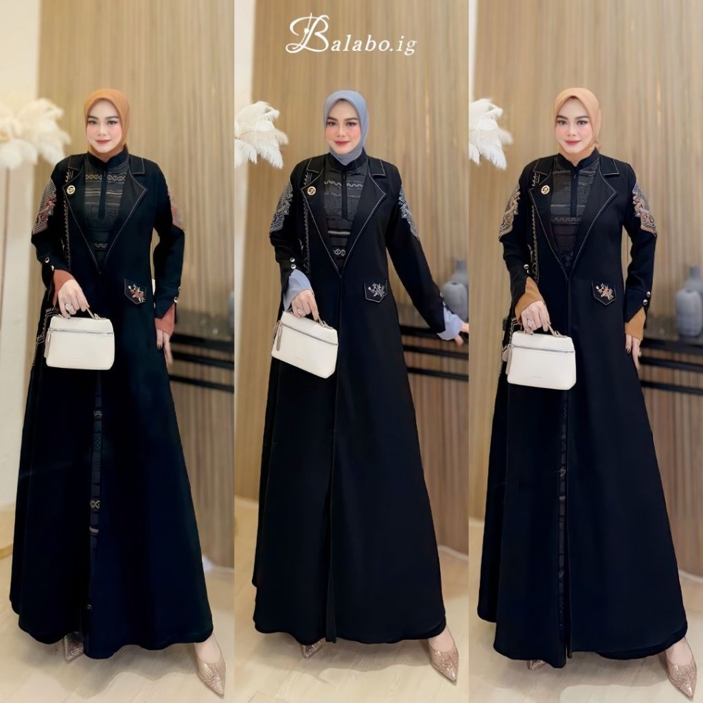 abaya malaka dress hikmat Turky