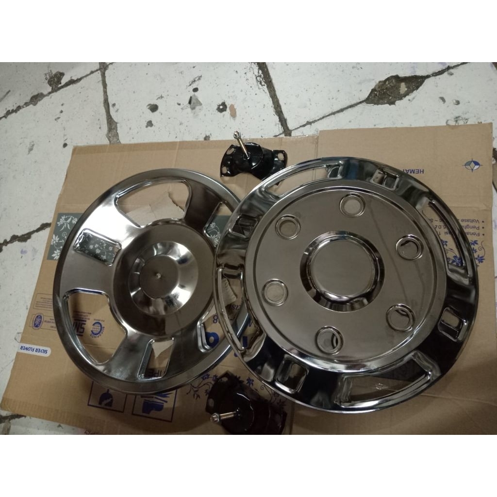 Dop Roda/Weldop Truk/Bus Medium Ring 16 Lubang 6 (4pcs)