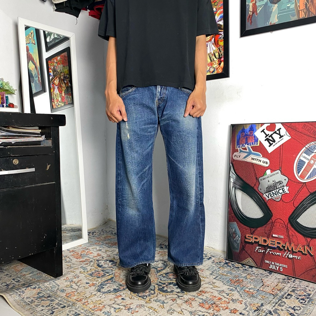 REPLAY DARK BLUE JEANS