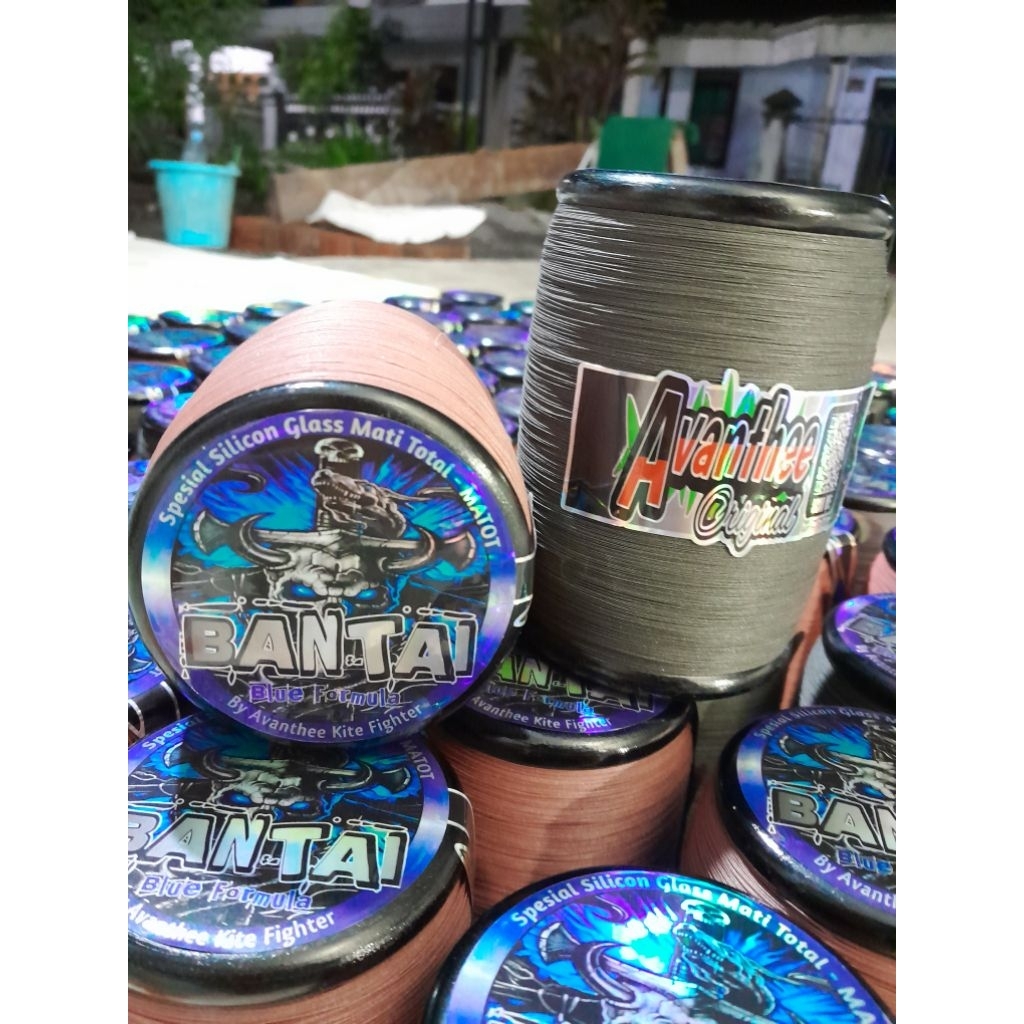 gelasan matot putih BANTAI 6000yard  0.22 BY AVANTHEE (free matot 1600yard)
