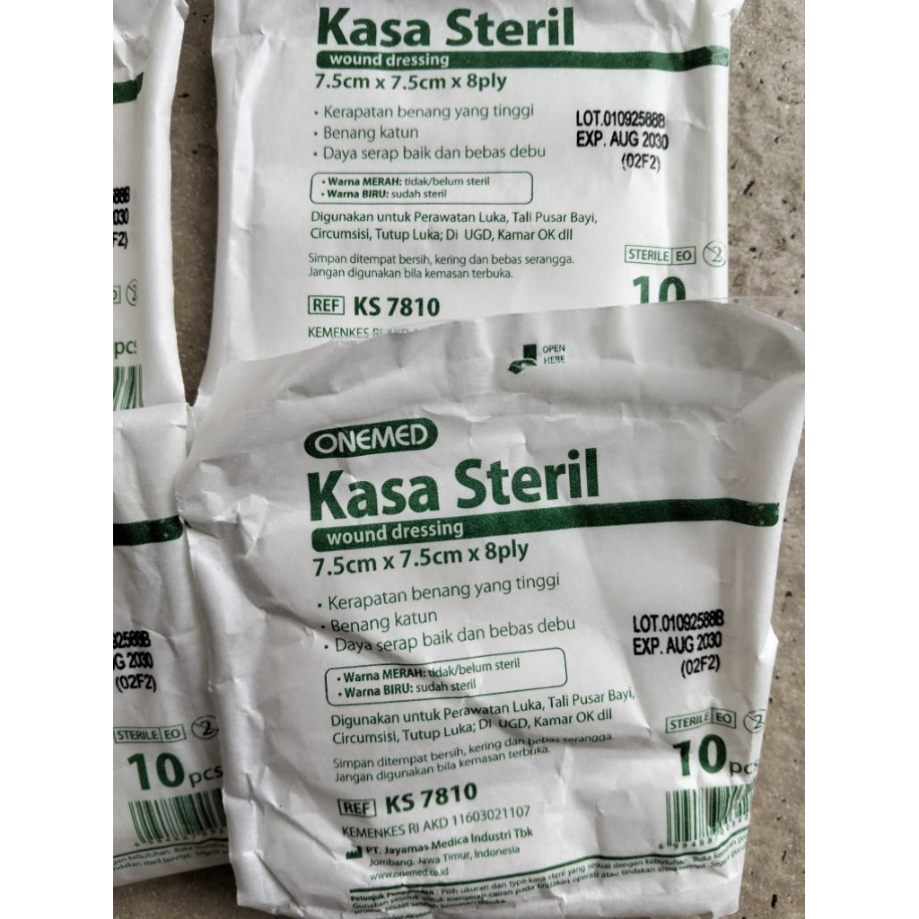 Kasa Steril Onemed 7.5 x 7.5 cm isi 10pcs