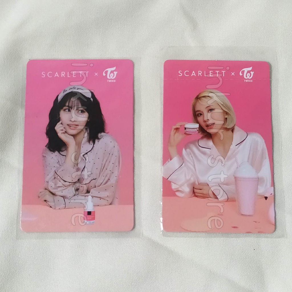 [SET] OFFICIAL TWICE Gift Scarlett Whitening Photocard Postcard