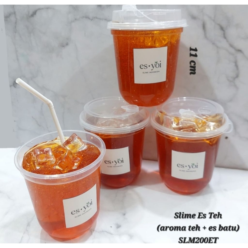 SLIME CUP ME TIME MILK TEA BOBA SLIME BOTOL ME TIME BOBA