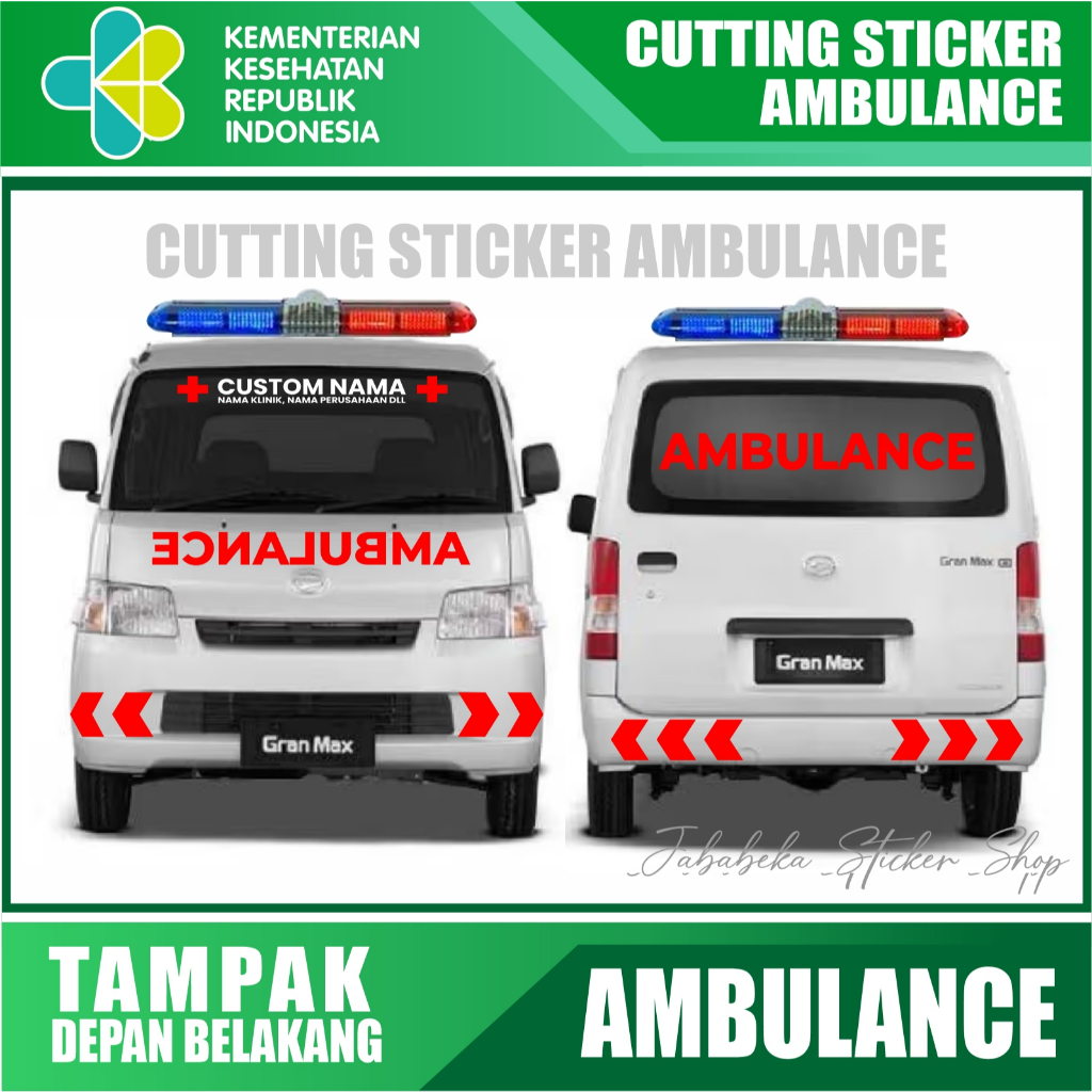 stiker ambulance / stiker mobil ambulance / ambulance #ambulance #mobiljenazah