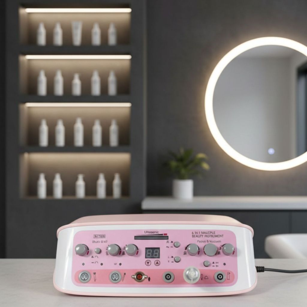 Mesin Facial 6 IN 1 Brush, HF M-1899 Alat Salon Kecantikan