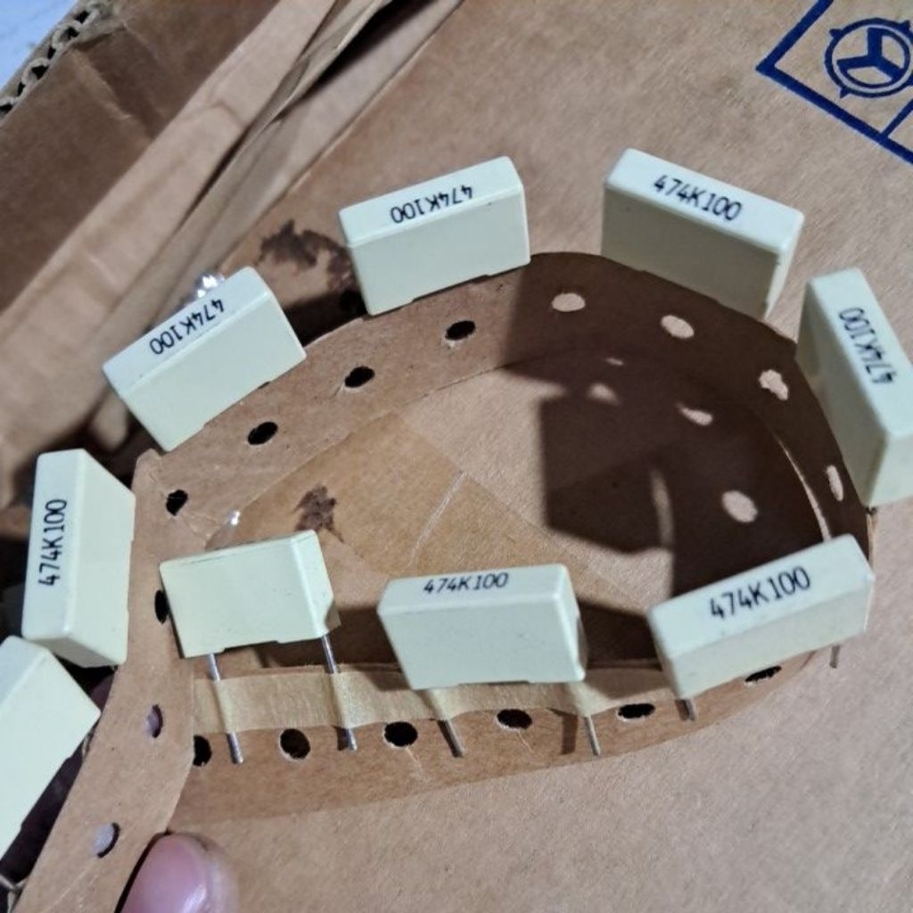 474 470n 470nf Capacitor MKP ORIGINAL KAKI TEBAL