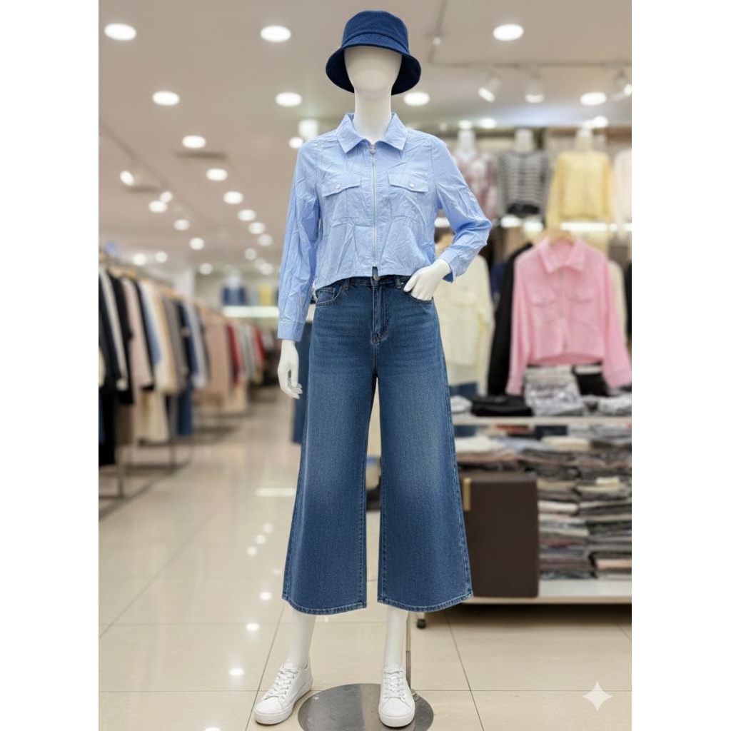 OUTFIT_LII Kemeja Crop katun cewek/ Kemeja Crop wanita kekinian