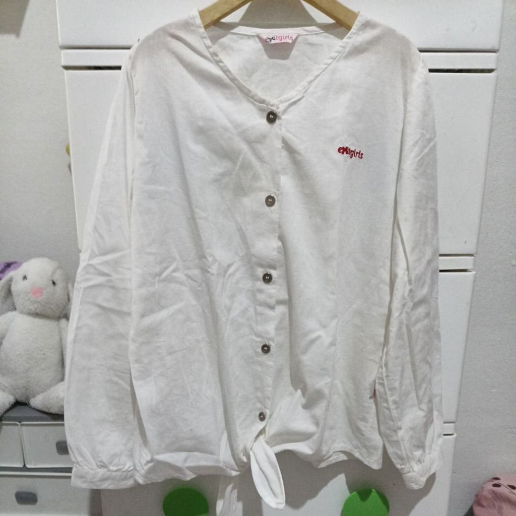 Like New Blouse Putih Anak Perempuan EXIT GIRLS XL