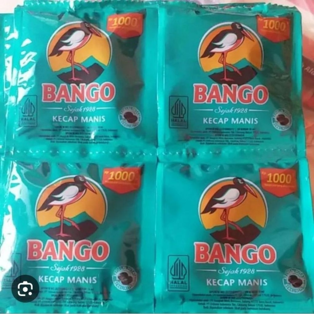 KECAP BANGO RENTENG 18ML×12/ KECAP MANIS RENTENG BANGO 18 ML ISI 12PCS