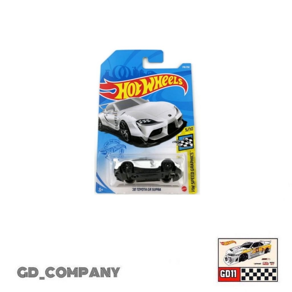 Hotwheels Toyota Supra Mk5 Putih (Free protektor)
