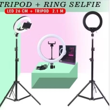 Ringlight 26cm + tripod