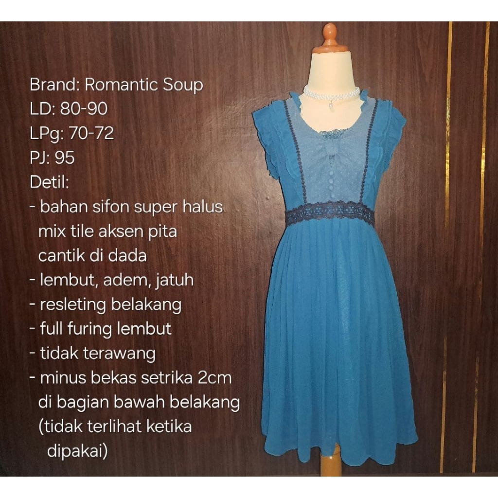 Mini Dress Super Premium byRomanticSoup (preloved_minus minor)