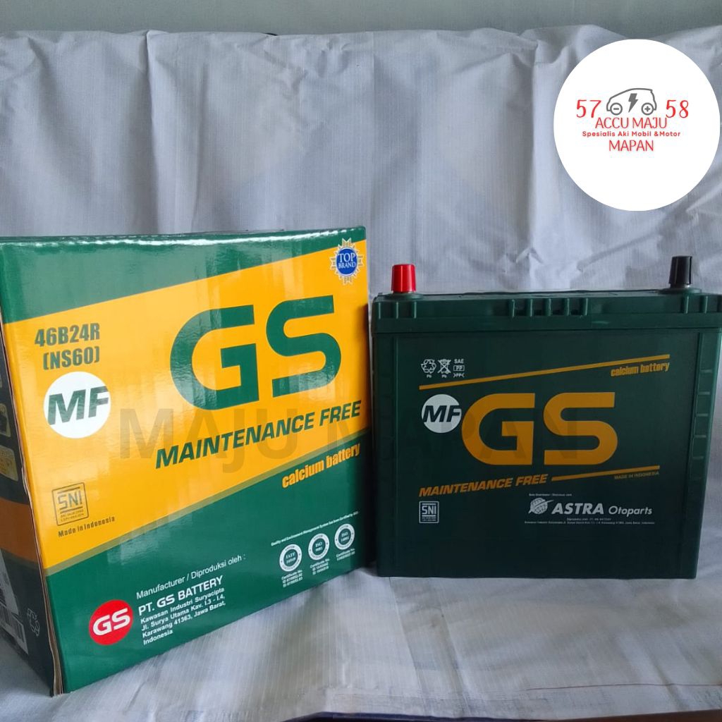 Aki Mobil GS MF NS60 Kering