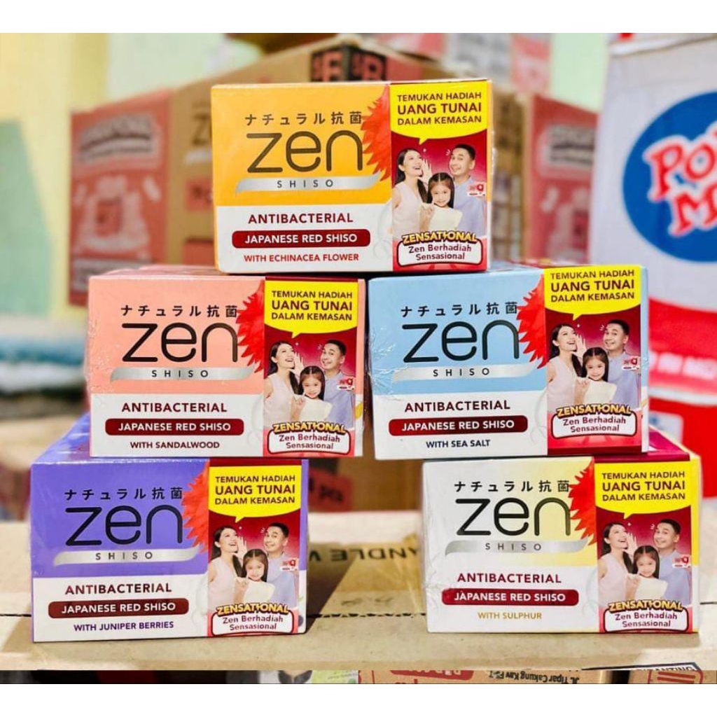 paket isi 3, SABUN BATANGAN ANTIBAKTERI ZEN 70g