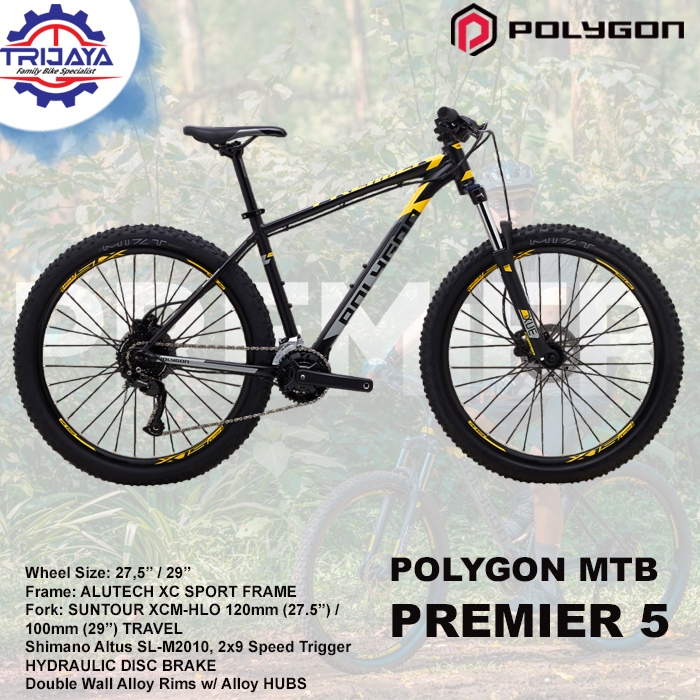 Polygon Premier 5 [27.5 Inch] Sepeda MTB 9 speed