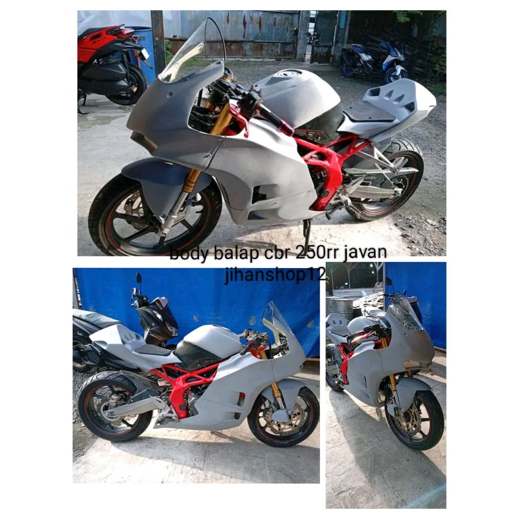 body balap cbr 250rr versi Jepang fullset (tidak terima cod)