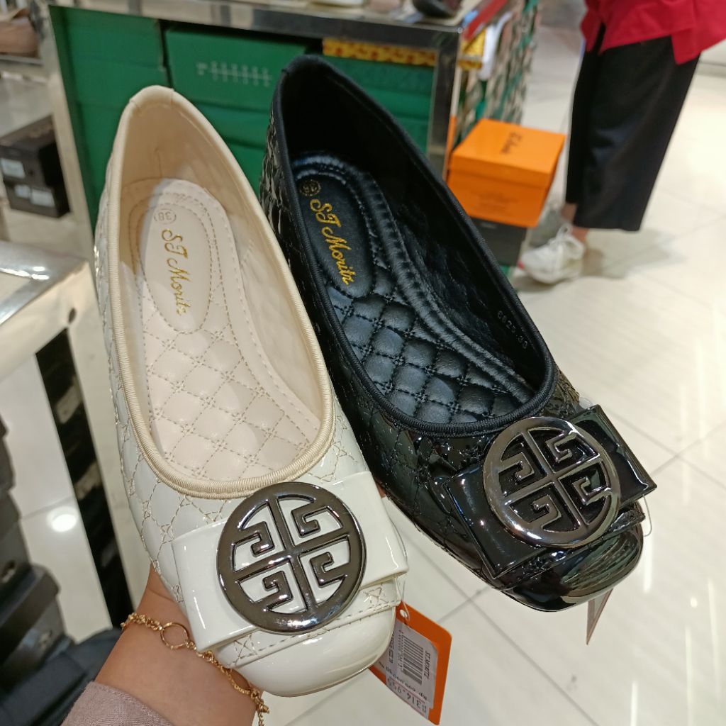 sepatu wanita flat ST.MORITZ original