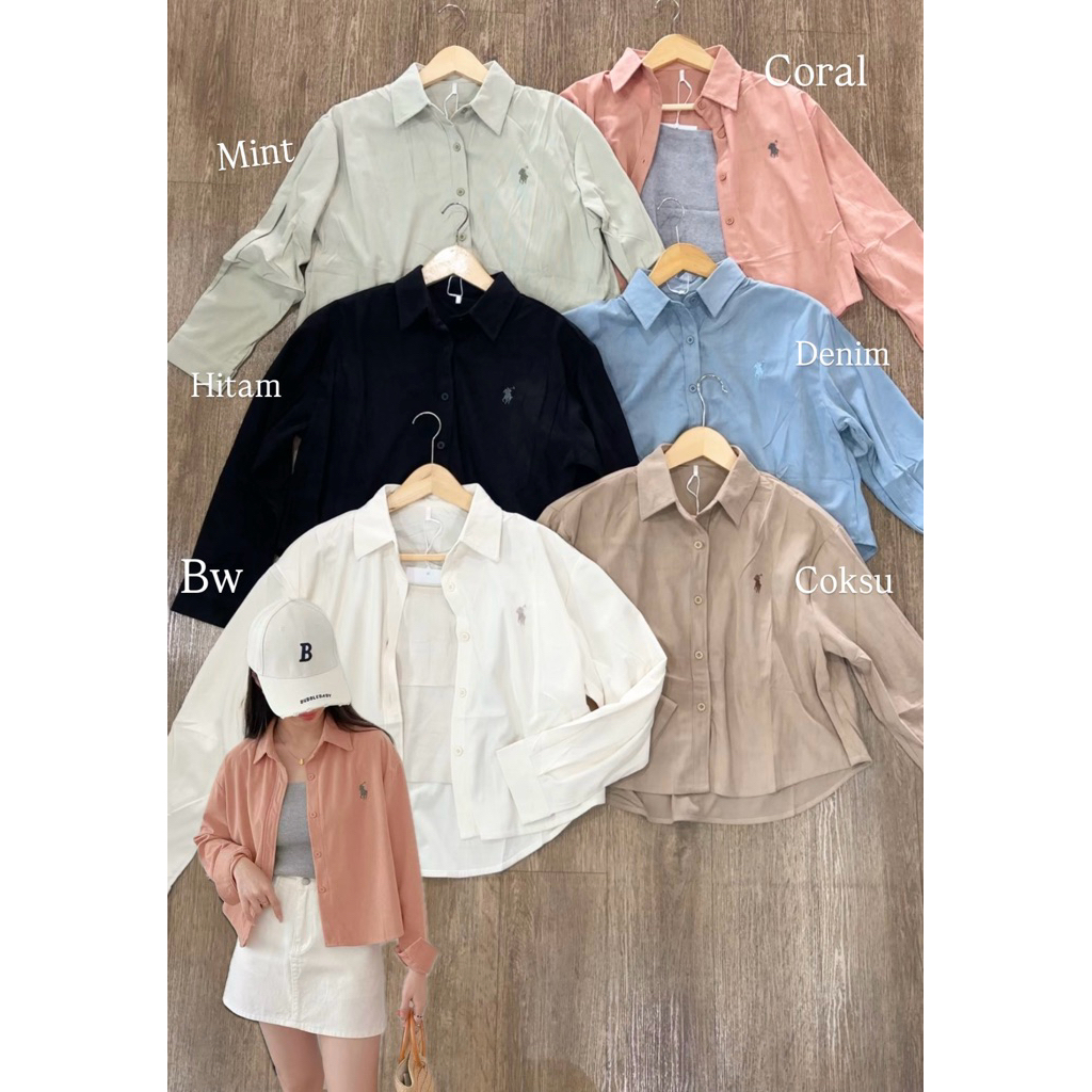 kemeja import London girl