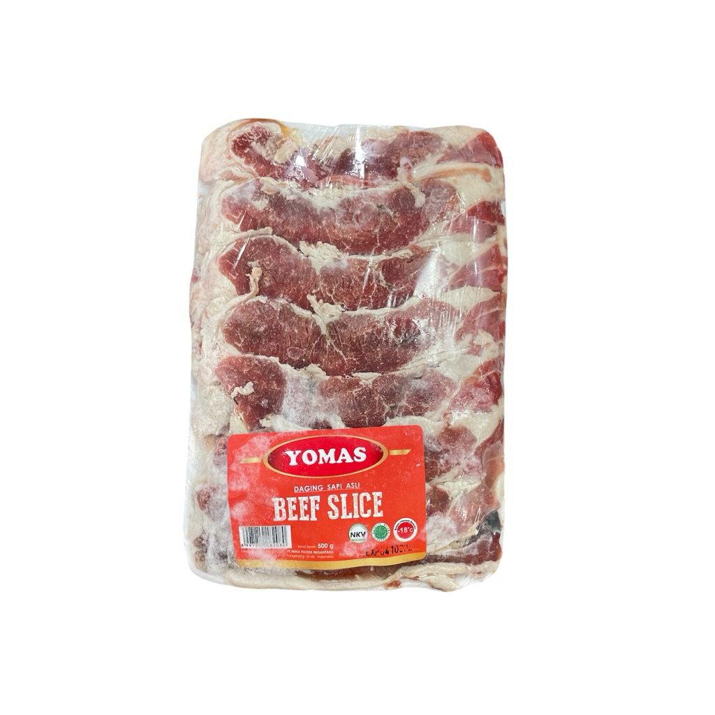 SHORPLATE YOMAS | BEEF SLICE | DAGING SAPI 500 GR