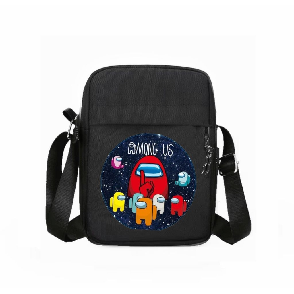 Tas Sekolah Anak SD TK Laki Laki Perempuan Tas Ransel Terbaru Karakter AMONG US / Tas Selempang Pria
