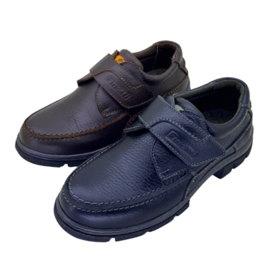 Sepatu boots pendek kulit asli Finotti NR 09