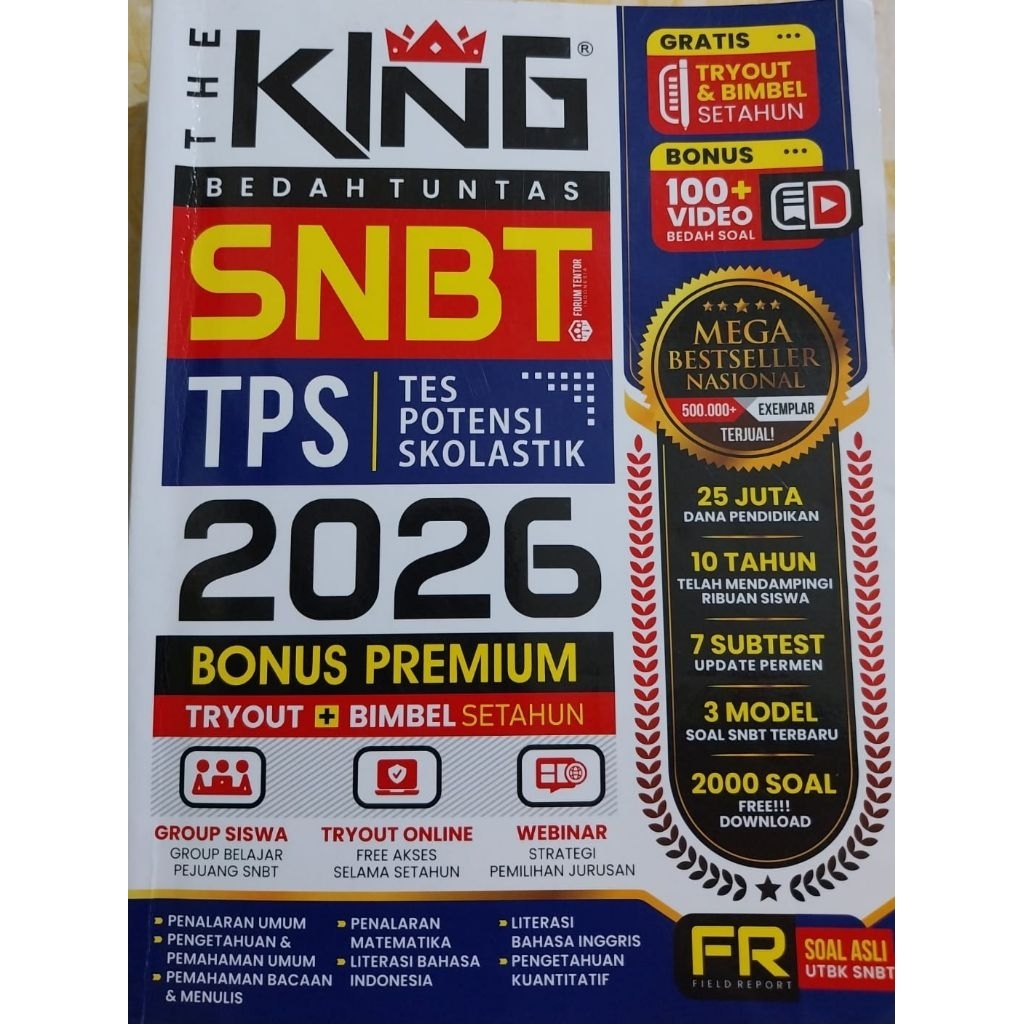 preloved buku utbk snbt sma tps skolastik the king 2026