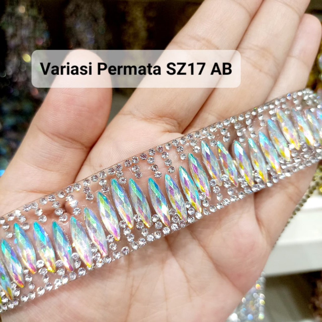 Variasi Permata SZ17 AB ROL Permata Hiasan Tempel Setrika