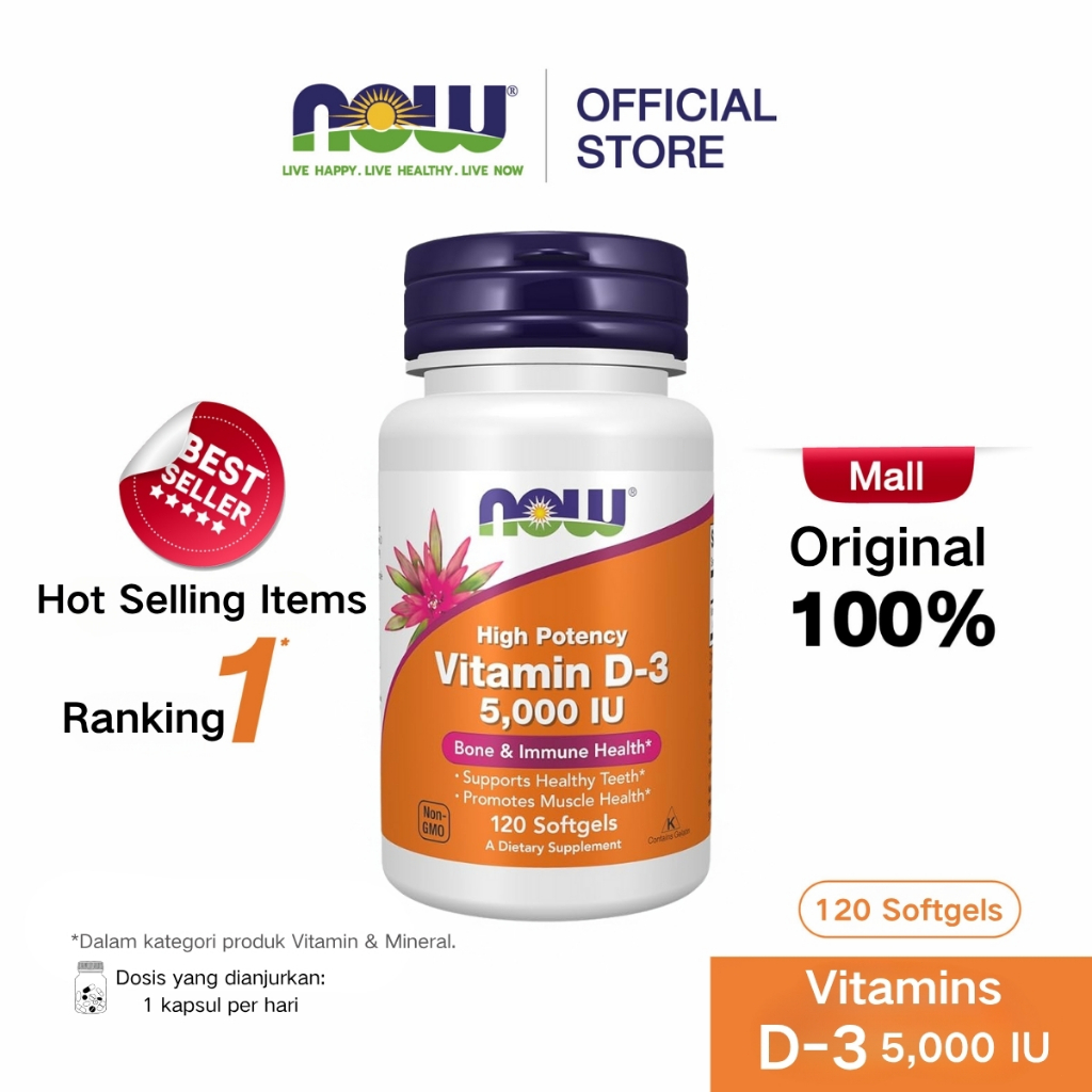 Now vitamin D3 SILAHKAN PILIH VARIAN 100% ORIGINAL USA vit d d3 vitamin c 5000iu asli ori | Umur sim