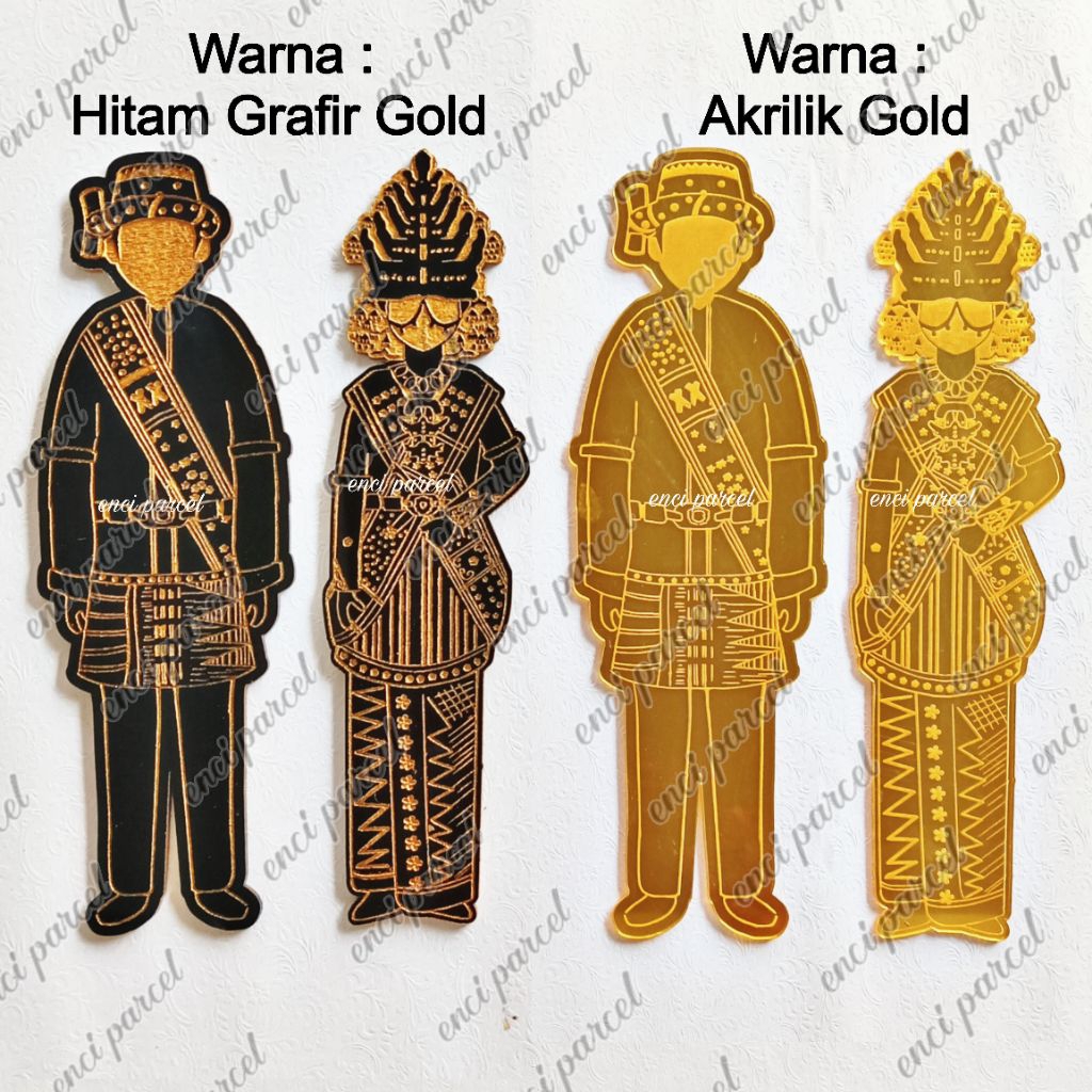 miniatur baju pengantin adat batak mandailing sumatera utara Sumut nikah pernikahan dekorasi hiasan 