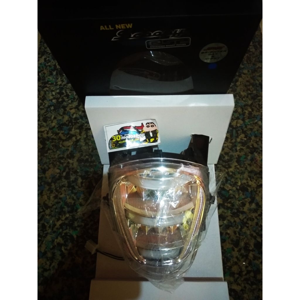 stoplamp 2 warna biru merah scoopy donat 2017-2019