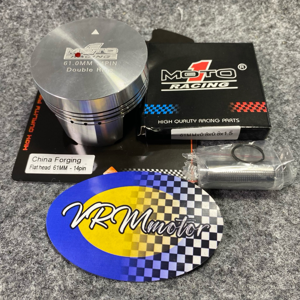 Piston seher moto 1 61 pin 14 forged forging