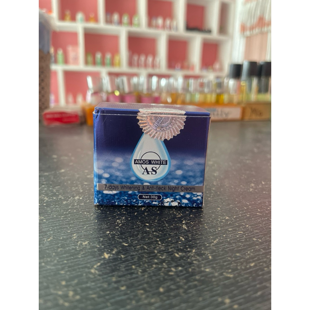 Amos white|7-days Whitening&Anti-fleck Night Cream