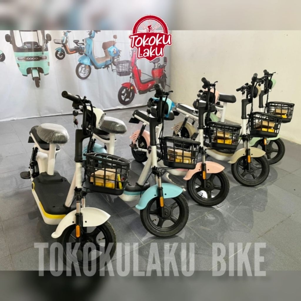 SEPEDA LISTRIK MURAH 500 WATT 12Ah 36V