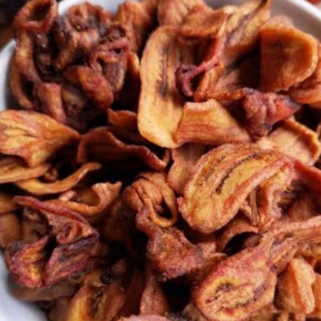 1kg Keripik Pisang Sale Manis Alami Tanpa Gula