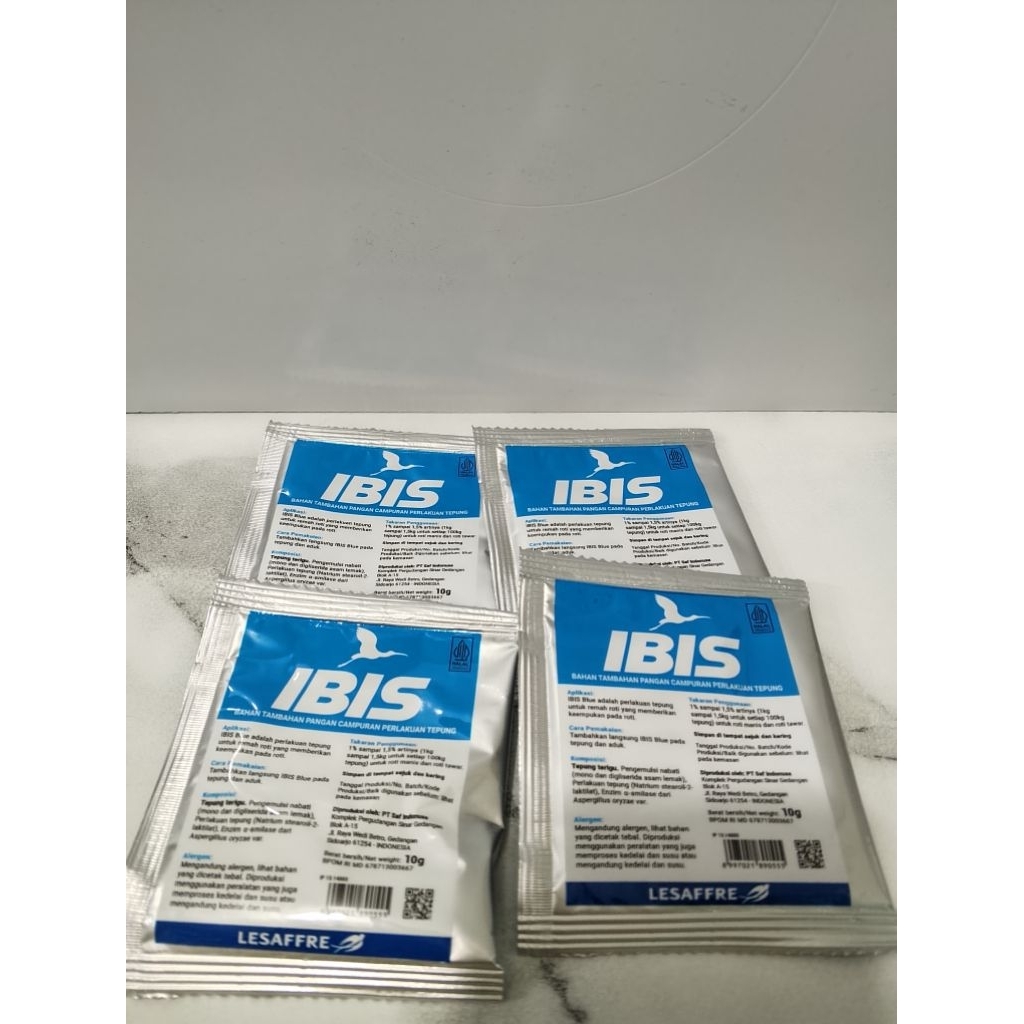 IBIS BLUE PELEMBUT ROTI 10GR/IBIS BLUE KEMASAN 10GR