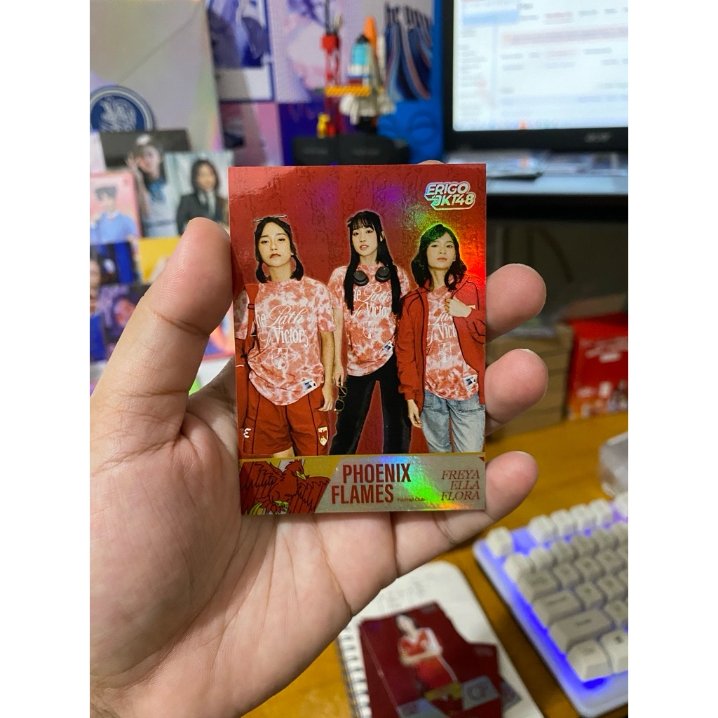 Photocard Panini JKT48 Freya Ella Flora Grup Erigo OFC