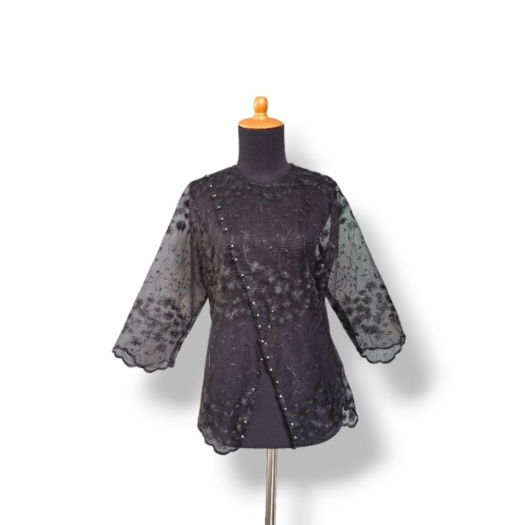 outer brokat tille payet kondangan