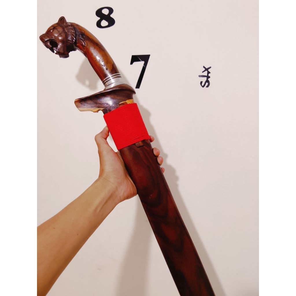 Golok Tebas Gagang Ukir Macan