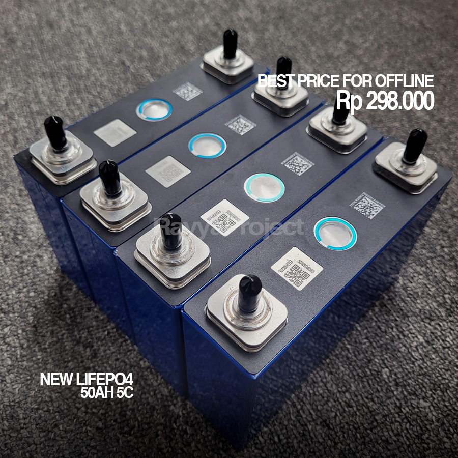 BATERAI LIFEPO4 50AH 3.2V 2C NEW