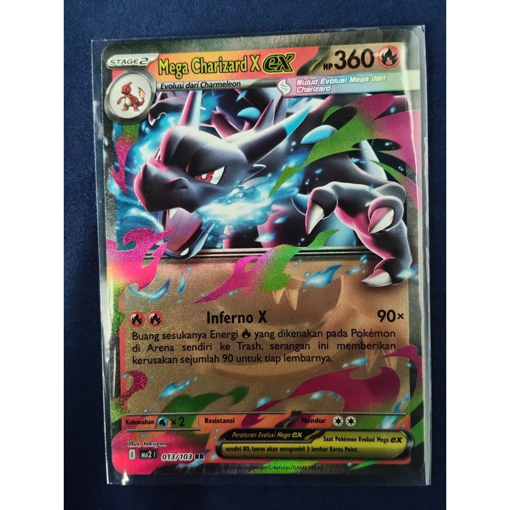 pokemon (ID) mega charizard X ex - MA2 013/103
