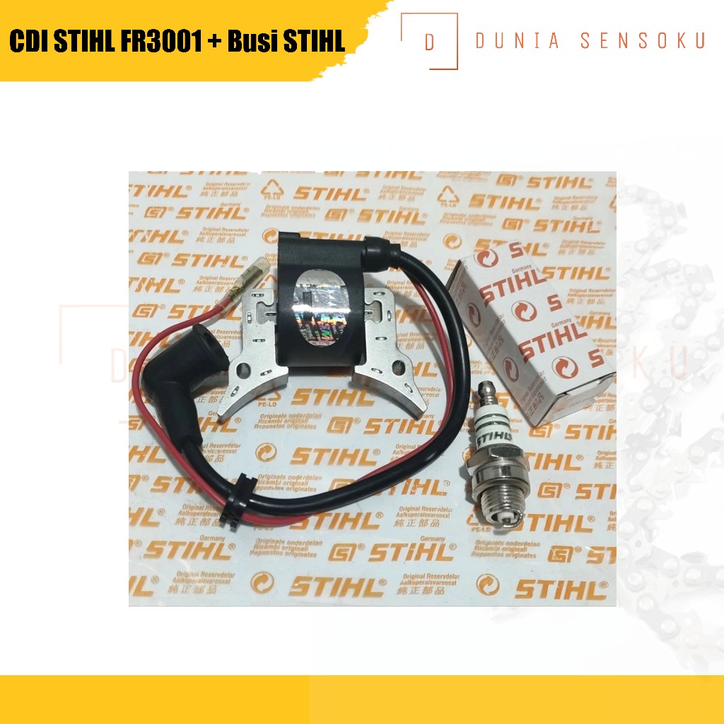 CDI STIHL FR3001 + Busi STIHL Mesin Potong Rumput Stihl FR3001