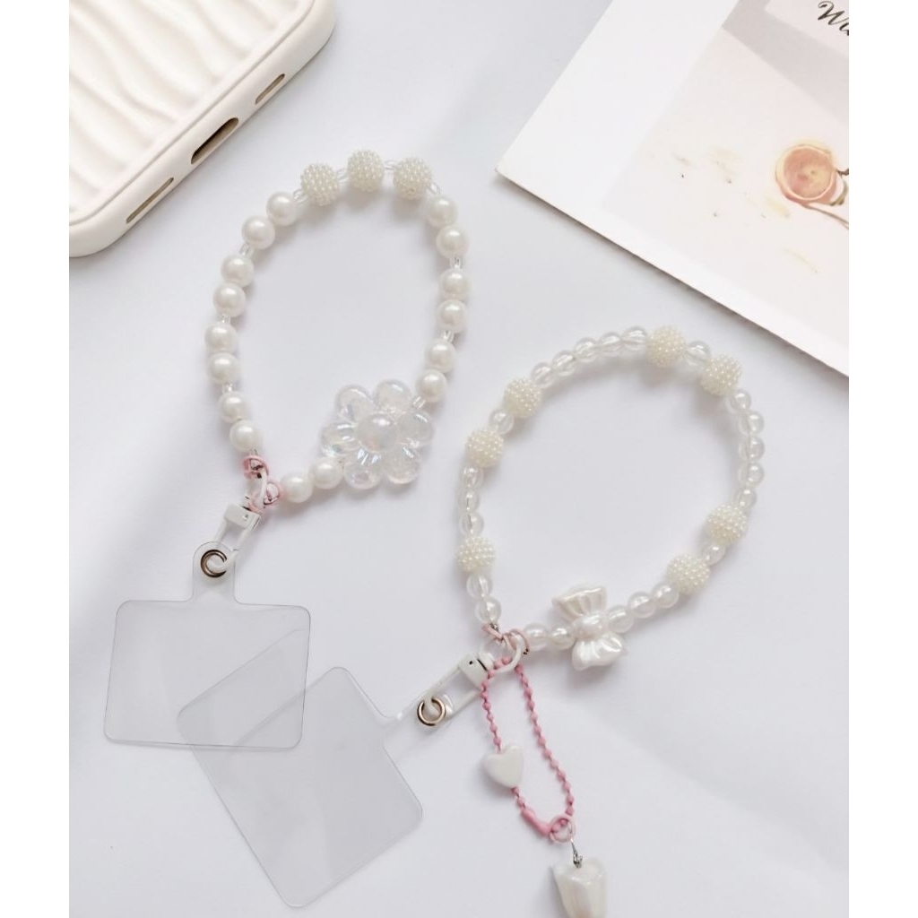 Annirah gantungan hp strap hp lucu pearl mutiara