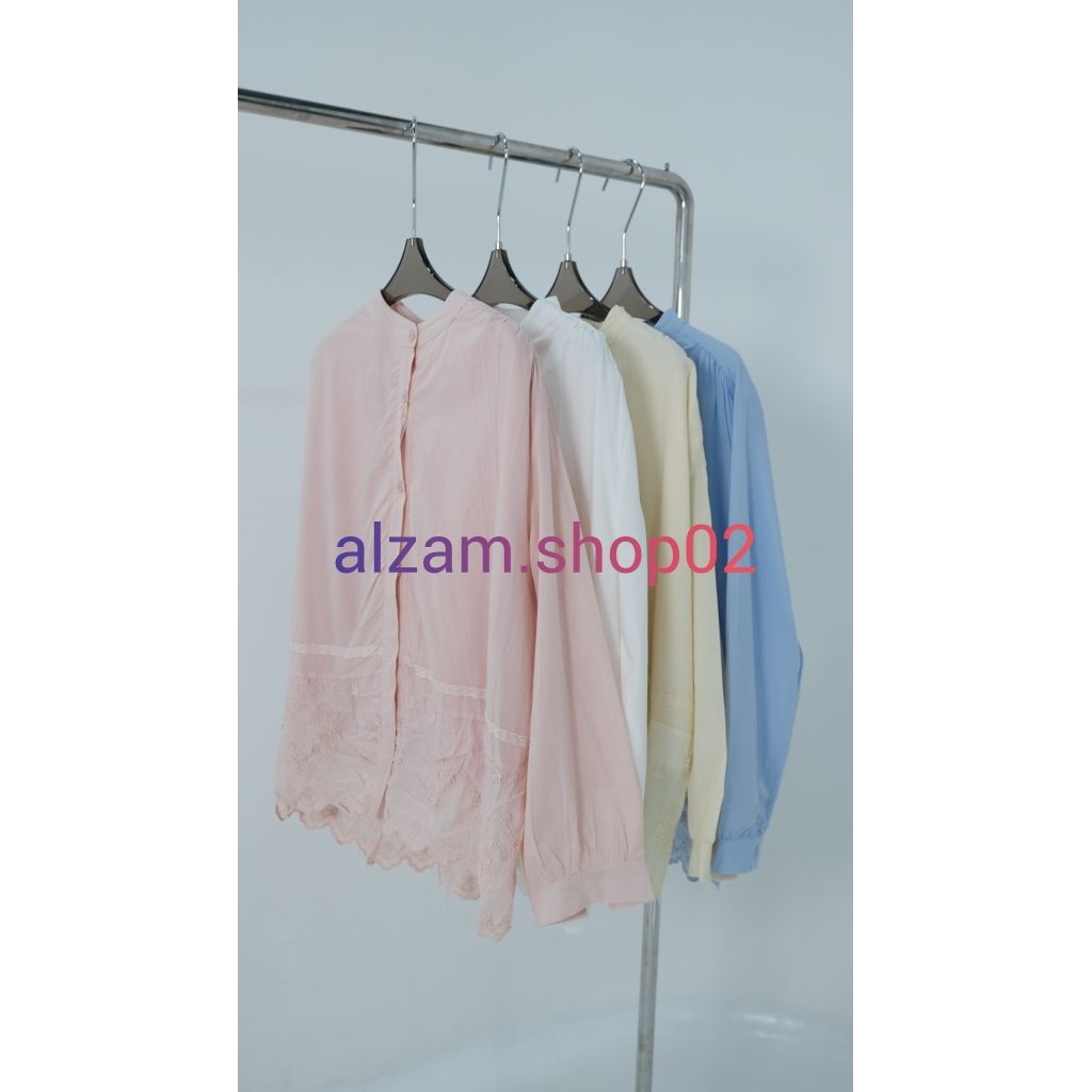 Atasan baju lebaran atasan baju katun lace PDS atasan baju pinkdose