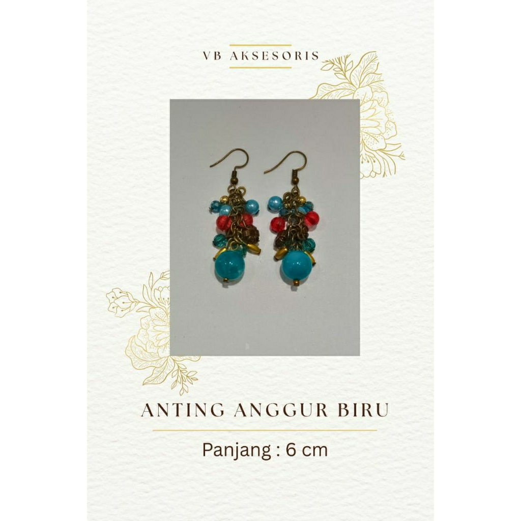 Anting Anggur Biru