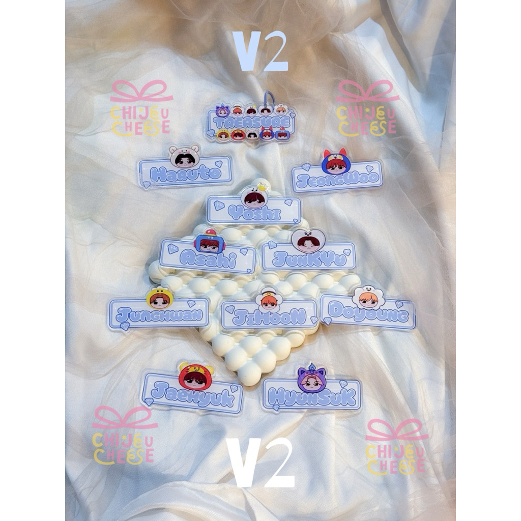 Name Tag Papan Nama Akrilik Treasure Trejo Teume Haruto teulight acrilic deco ls konser