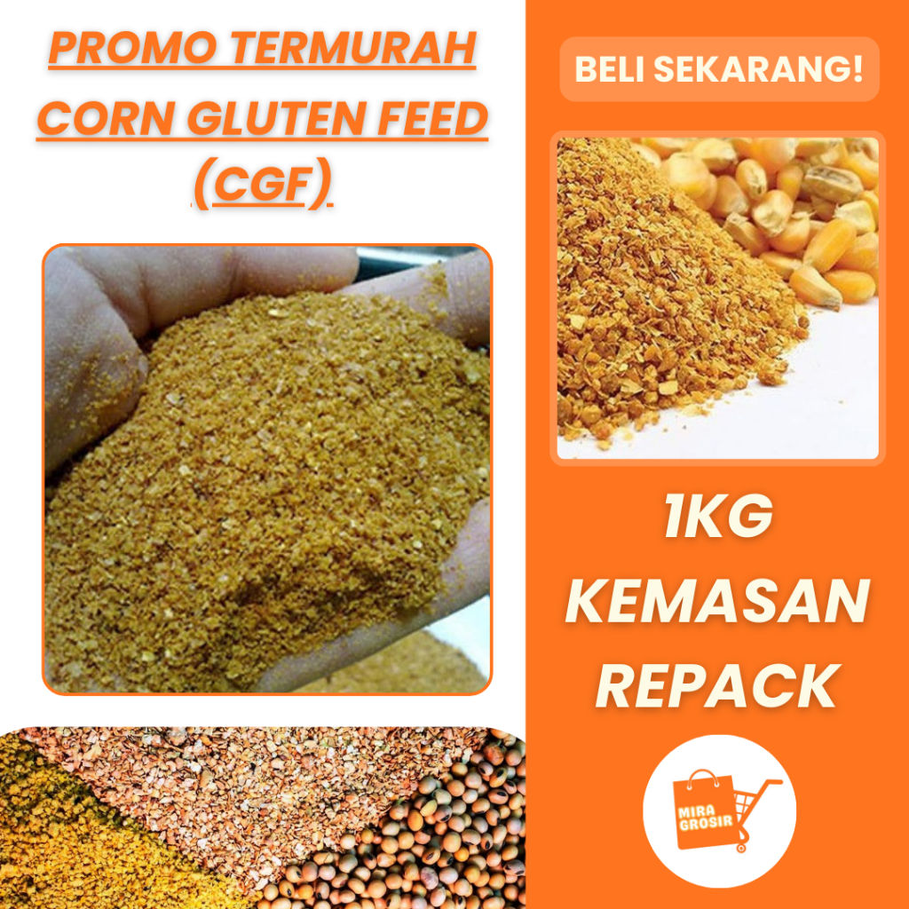Corn Gluten Feed CGF Repack 1kg Bahan Pakan Ternak