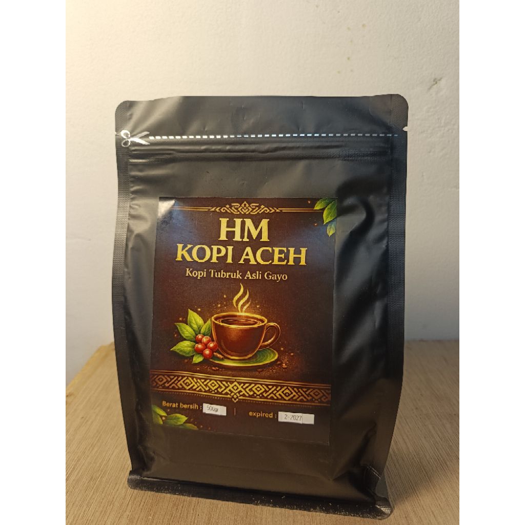 HM Kopi Aceh – Kopi Tubruk Asli Gayo, Rebusta dari Aceh Gayo