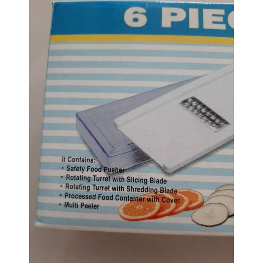 6 piece Grater and Slicer set parutan multifungsi keju kentang sayur buah murah promo cocok untuk ka